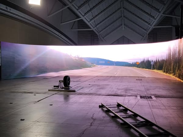 타이어 광고 촬영