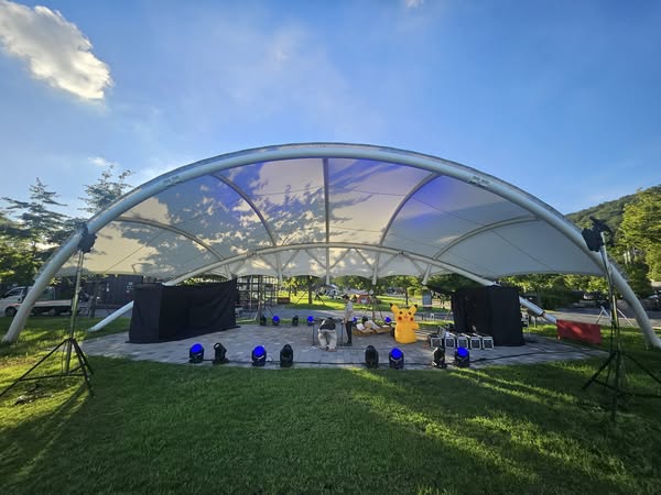 난지캠핑장 무소음 디제이파티